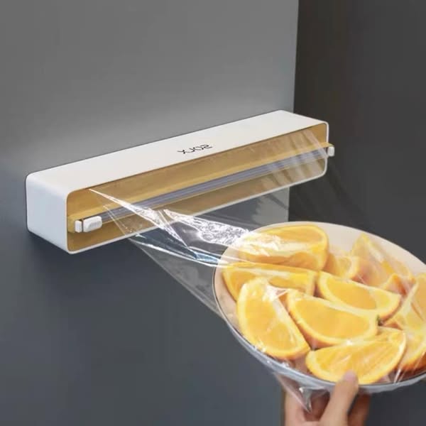 Kurashiya マグネット式壁掛けラップカッター