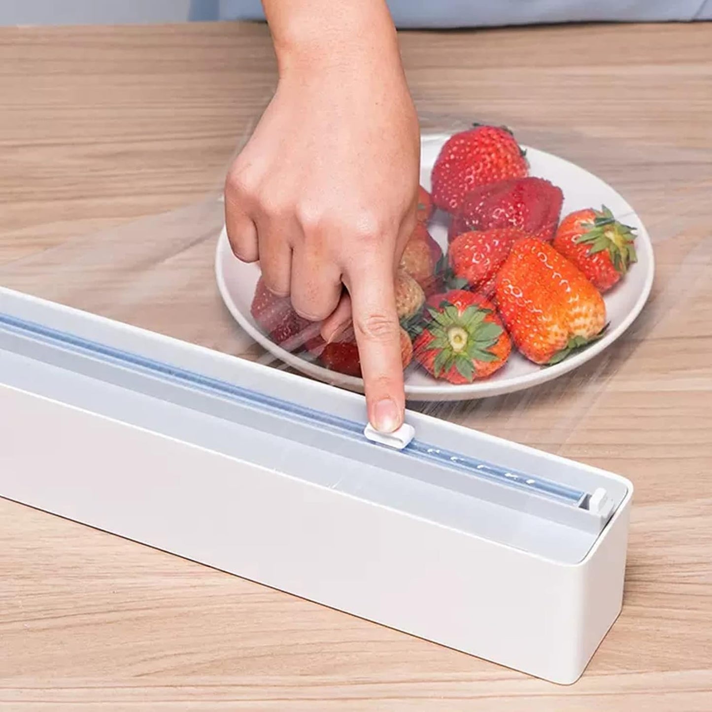 Kurashiya マグネット式壁掛けラップカッター